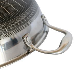 <span class=keywords><strong>Wok</strong></span> de Aço Inoxidável Chinês de 26cm, Fácil de Limpar, com Dupla Face, Antiaderente e com Dupla Alça - Product Image 6