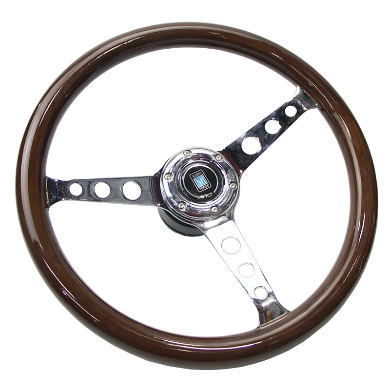 Universal Car Steering Wheel 15Inch Classic Solid Wood Car Sport 380mm Round hole Racing Steering Wheel