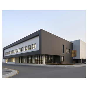 中国工业仓库现代设计经济钢结构车间预制陈列室和办公楼 - Product Image 6