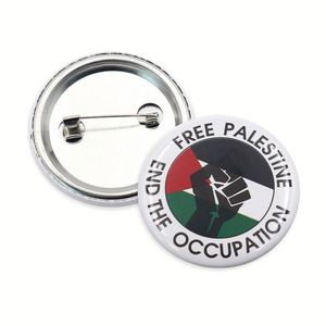 Supplier Custom Your Own Logo Palestinian <b>Pin</b> <b>Badge</b> Free Palestine Flag Button <b>Badges</b> - Product Image 2