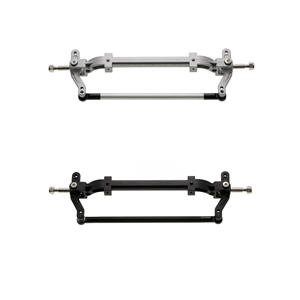 Barra de dirección delantera de aleación de control remoto, eje de rueda de enlace para Tractor <span class=keywords><strong>Tamiya</strong></span>, camión, 1/14 - Product Image 5