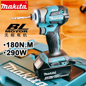 Makita 18v DTD173 充电式冲击起子 180N.<span class=keywords><strong>M</strong></span> 高速冲击螺丝刀 多功能木工钻钉电动工具套装 - Product Image 1