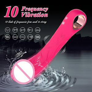 YAQU 	 Appareil de masturbation à vibration vaginale 	 <span class=keywords><strong>Massage</strong></span> vaginal par insertion 	 Masseur Sensuel 10 Fréquences Trois Vitesses de Vibration Jouet Sexuel - Product Image 1