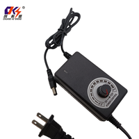 Convertisseur d'alimentation en gros 3-12V 200-2000mA, adaptateur secteur réglable AC/DC de bureau avec indicateur LED pour moteur