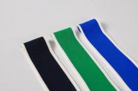 Sangle en polyester tricotée rayée à haute densité et élastique personnalisée pour accessoires vestimentaires et sangles de sacs