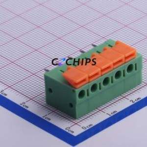KF142V-5.08-5P Spring Terminal Block Through hole Component (THT),P=5.08mm Connector 5.08mm 5P 5 15A - Product Image 1