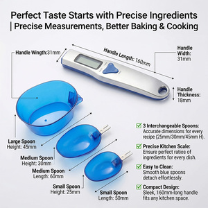 <span class=keywords><strong>Cuillère</strong></span> de mesure électronique haute précision 0,1 g, <span class=keywords><strong>cuillère</strong></span>-balance de cuisine précise pour café, aliments, pâtisserie, assaisonnement, pesage - Product Image 5