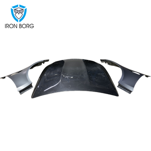Adecuado para <span class=keywords><strong>Mercedes</strong></span> Benz 2019-2022 W290 <span class=keywords><strong>AMG</strong></span> GT53 GT63 GT43 Coupe cubierta de motor de capó de aluminio capó L/R guardabarros usado - Product Image 5