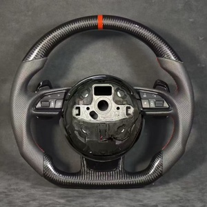 <span class=keywords><strong>Volante</strong></span> de Fibra de Carbono para Audi A3 A8 <span class=keywords><strong>A4</strong></span> A5 A1 A6 A7 Q5 Q7 RS3 RS4 RS5 S3 S4 S5 RS6 RS7 Q3 Q5 Q7 C6 8V B8.5 - Product Image 2