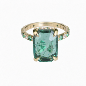 Bague de Fiançailles Rétro en Acier Inoxydable Plaqué Or Rose pour Homme, Haute Qualité, avec Cœur Sculpté et Chaîne Lisse Noire Naturelle – Vente en Gros - Product Image 1