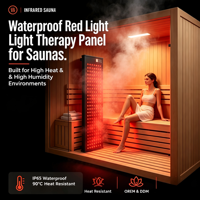 Nouvelle Arrivée 2026 – Panneau de Thérapie par Lumière Rouge de Qualité Commerciale, Étanche IP65, pour Soulagement de la Douleur, Récupération Musculaire, Sauna, Marque Privée, OEM