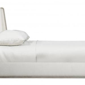 เตียงไม้เนื้อแข็งแบบดั้งเดิมสไตล์ชนบท พนักพิงสูง แกะสลักด้วยมือ พร้อมผ้าหุ้ม สำหรับตกแต่งห้องนอน - Product Image 2