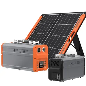 Outdoor Power Supply300W 500W 1000W Solar Power Station 110/220V Universal Power Supply Lithium Battery Portable