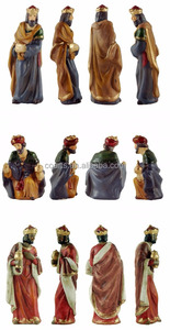 Escultura Religiosa al por Mayor, Escena de la Natividad de Jesús en Resina, Adorno Artesanal para Interiores del Hogar, CANP6103, Alta Calidad - Product Image 3