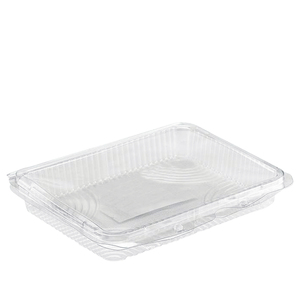 Vassoi Rettangolari Trasparenti in Plastica Monouso 100cc Contenitori per Conservazione e Trasporto Alimenti - Product Image 1