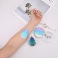 Peinture corporelle non toxique Rainbow Split Cake pour enfants, à base d'eau, naturelle, facile à mélanger, lavable, pigment de maquillage pour festivals