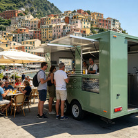 Remorque de restauration multifonctionnelle personnalisée : camion à poulet rôti, camion à kebab doner avec terrasse, vente en gros de remorques alimentaires