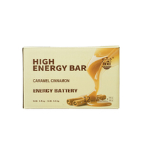 Barritas Energéticas BDH Hardtack, Nuevo Sabor a Caramelo y Canela, Sabor Dulce y Salado, Textura Dura