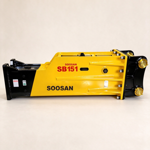 หัวเจาะไฮดรอลิก SOOSAN รุ่น SB151 แบบกล่อง สำหรับรถขุดขนาด 40-55 ตัน ใช้สำหรับงานรื้อถอนหินแข็ง หัวเจาะขนาด 175 มม. รับประกัน 1 ปี - Product Image 1