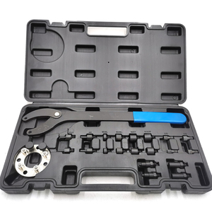 Kit d'outils de blocage de distribution 22 pièces pour Audi, SEAT, Skoda, Volkswagen VAG (avec clé de pignon, <span class=keywords><strong>poulie</strong></span> et support d'<span class=keywords><strong>arbre</strong></span> à cames) - Product Image 3