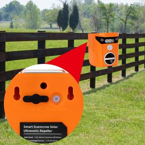 Repelente <span class=keywords><strong>de</strong></span> aves para exteriores, luz intermitente con sonido y alarma, Animal, X-PEST, alimentada por energía Solar, ultrasónico, Mole spike - Product Image 3