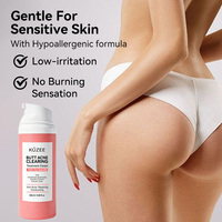 Crème corporelle lissante à l'acide salicylique et à l'huile d'arbre à thé pour le traitement de l'acné des fesses, des boutons et de la folliculite sur les fesses