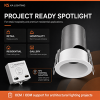 Downlight LED intelligent anti-éblouissement UGR<16 Ra≥90 |   Variateur de lumière DALI/0-10V/Triac |   Plafonnier encastré pour éclairage commercial |   OEM/ODM