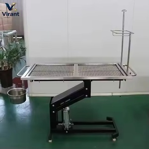Mesa Quirúrgica Hidráulica para Mascotas, Mesa <span class=keywords><strong>Veterinaria</strong></span> Húmeda de Acero Inoxidable, Instrumento Veterinario para Clínica <span class=keywords><strong>Veterinaria</strong></span> - Product Image 1