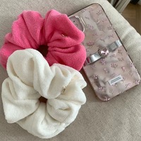Serviette en microfibre chouchou tissu pour chouchous doux bandeaux élastiques pelucheux grands chouchous de séchage