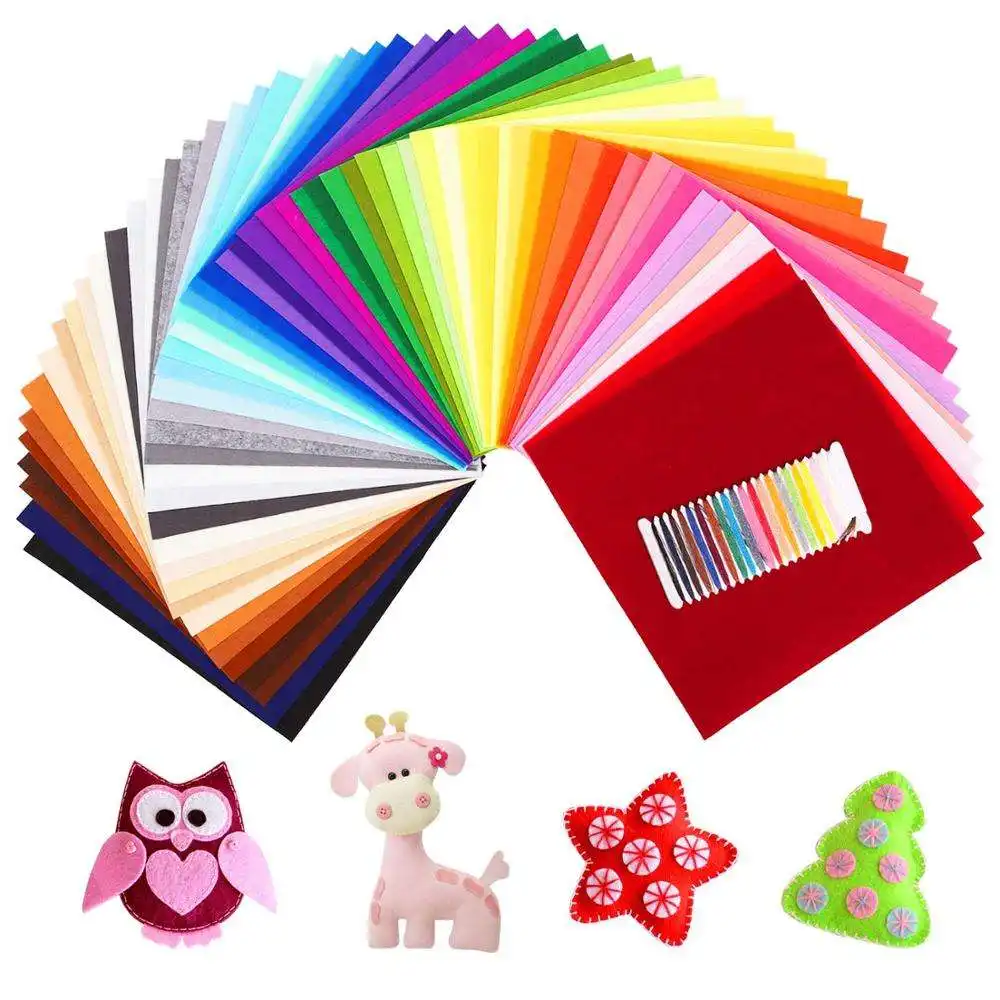 high quality soft polyester needle felt for craft