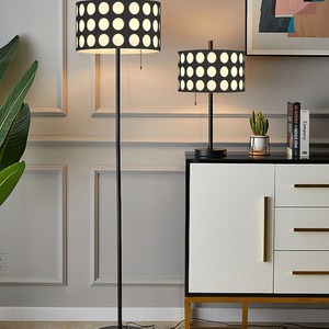 Lámpara de Pie con Diseño de Puntos, Fuente de Luz LED, Control de Interruptor, Iluminación Ambiental para Sala de Estar, Dormitorio - Product Image 3
