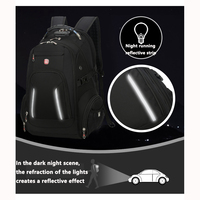 Sac à dos de voyage décontracté et étanche 2026, nouvelle collection, avec serrure à code antivol, réfléchissant, pour étudiants et travailleurs, idéal pour ordinateur portable