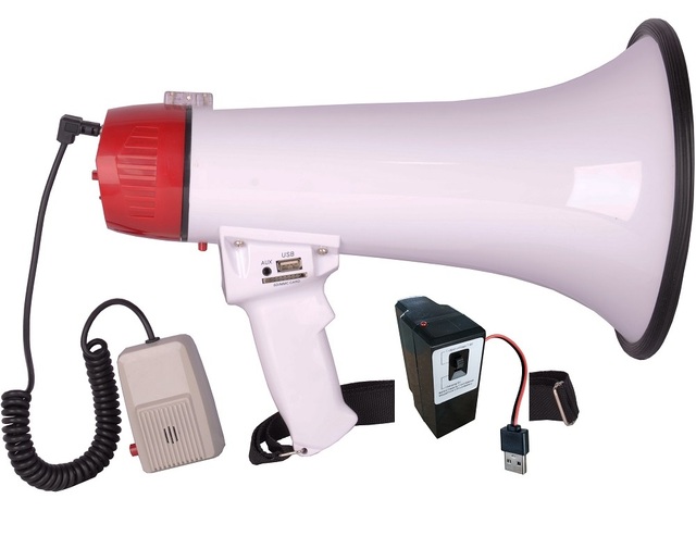 HY1501UB Rechargeable Megaphone With Battery and Charger for