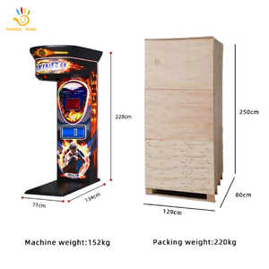 <span class=keywords><strong>Jeu</strong></span> de <span class=keywords><strong>combat</strong></span> de boxe commercial avec sac de frappe, test de vitesse de réaction, enregistrement des scores, fonctionnement à monnayeur, en acier, pour des profits élevés - Product Image 3