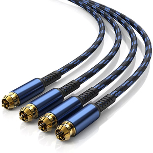 HIFI 2 RCA สายทองแดงบริสุทธิ์เคส6N OCC 2RCA ชาย-2RCA สายสัญญาณเสียงสำหรับโฮมเธียเตอร์ HDTV ระบบ HI-FI - Product Image 4