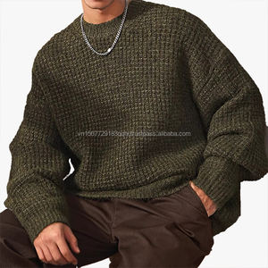 Suéter Retro Cleanfit de Cuello Redondo para Hombre, Otoño Invierno, Estilo Informal, Patrón de Piña, Tejido Grueso, a la Moda - Product Image 4