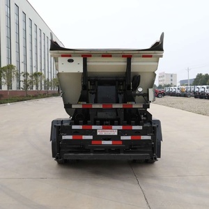 Camión de basura eléctrico de alta elevación DCD5041ZZZZBEV sin contaminación secundaria, 5 metros cúbicos, 90 km/h, tanque de agua sellado en forma de barco. - Product Image 4