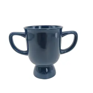 Yeni tasarım özel Logo seramik kupa kupa ev kapalı dekorasyon ödülleri kupa kahve çay fincanları