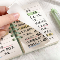 Carnets à spirale miniatures pour étudiants, format A7 - Durables, à feuilles mobiles, rechargeables, avec pochette d'indexation et couverture en papier