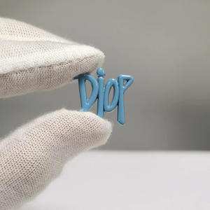 Хит продаж, дизайнерские металлические бусины с плоской задней стороны, 21*17 мм, чехол для телефона, сумки для одежды, украшения, аксессуары, ювелирный чехол для телефона - Product Image 2