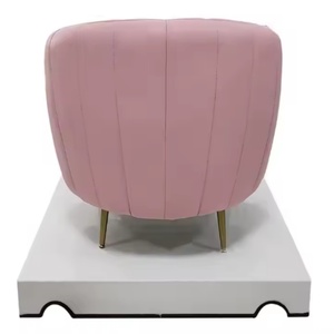Fauteuil de pédicure de luxe rose sans plomberie pour salon de beauté, avec spa pour les pieds et massage relaxant, sans bac - Product Image 4