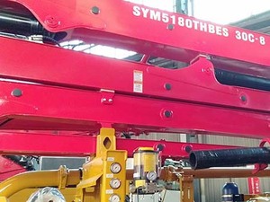 Pompe à béton pliante RZ à 5 sections de 38,1 m, <span class=keywords><strong>prix</strong></span> usine, SYG5260THB 390C-10 pour les infrastructures municipales - Product Image 2