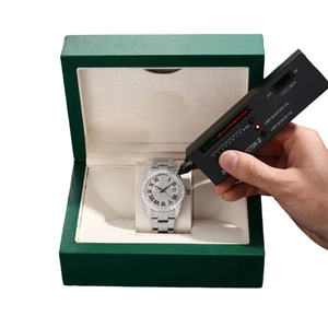 นาฬิกาข้อมือผู้ชายหรูหราคุณภาพสูง สไตล์ฮิปฮอป ประดับเพชรเต็มหน้าปัด ระบบออโตเมติก ขนาด 41 มม. ประดับเพชรโมอิสซาไนต์และเซอร์คอน นาฬิกาจักรกล - Product Image 5