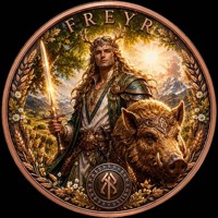 Pièce de monnaie en cuivre pur 999 de 1 oz, couleur cuivre, en relief, série Mythologie Nordique, édition collector UV 3D