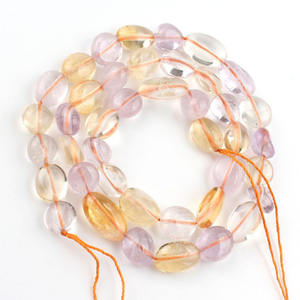 Vente en gros 8-10mm perles irrégulières pépite pierre Bracelets Jade galet dégringolé puces pépite perles pierre irrégulière perles de pierres précieuses - Product Image 4