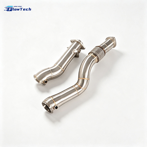 Tubo de Escape de Acero Inoxidable para BMW G80 G82 G87 M3 M4 M2 S58 3.0L Twin Turbo, Mejora de Rendimiento para Carreras, Acabado Cepillado - Product Image 5