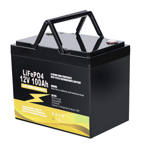 Batterie Lifepo4 100Ah 150Ah 200Ah 300Ah, batterie au lithium Lifepo4 12V 24V 36V 48V, pack de batteries solaires au phosphate de fer et de lithium - Product Image 1