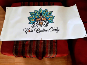 Bannière en vinyle découpée sur mesure, impression haute résolution anti-UV, résistante à la décoloration et aux intempéries pour la signalisation promotionnelle de projets immobiliers en extérieur - Product Image 2