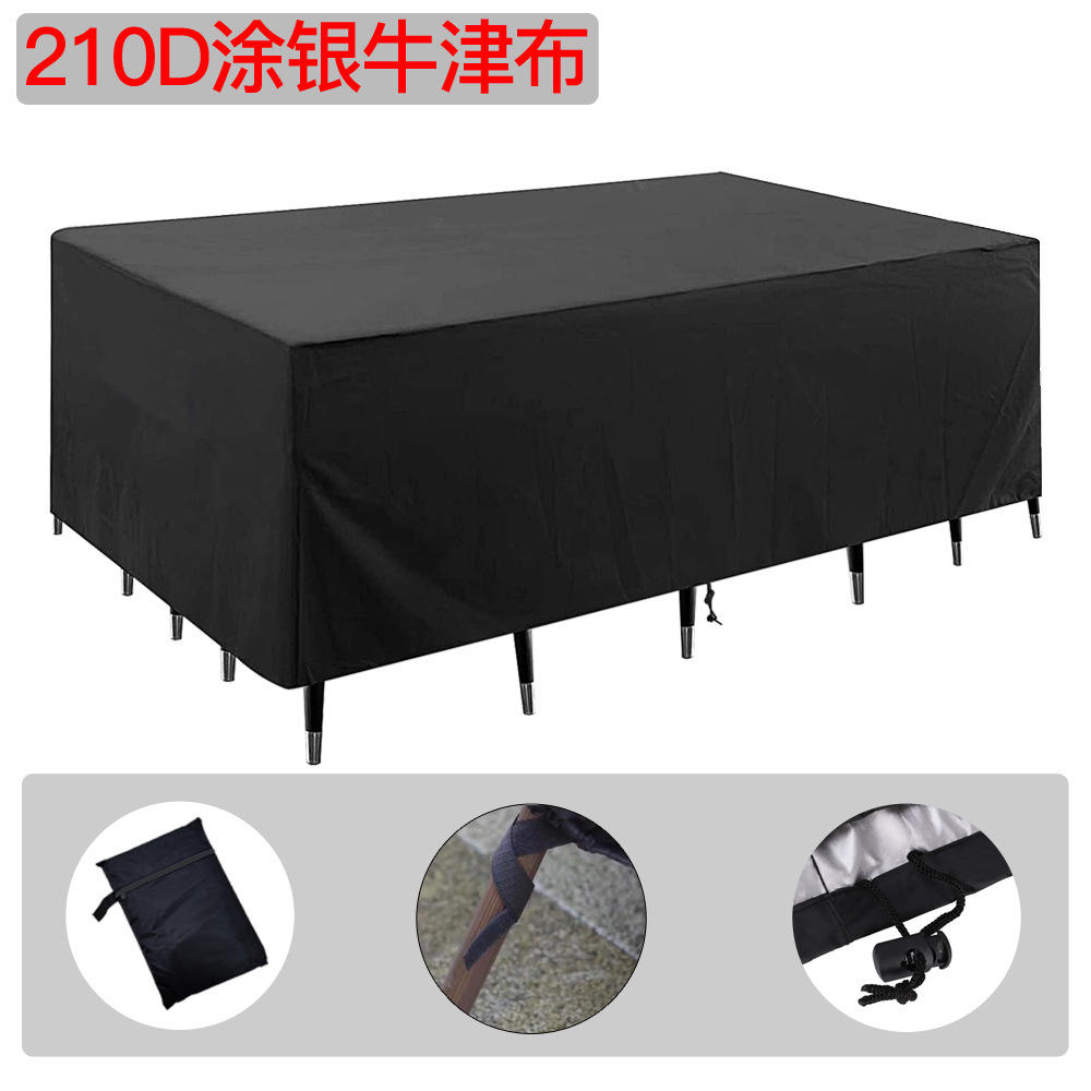 Tissu Oxford enduit d'argent 210D