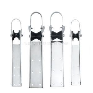 Supports d'ancrage en acier inoxydable 316 pour accessoires de quincaillerie marine de yacht avec extracteurs d'ancrage, poulies, guides de câbles et supports - Product Image 2